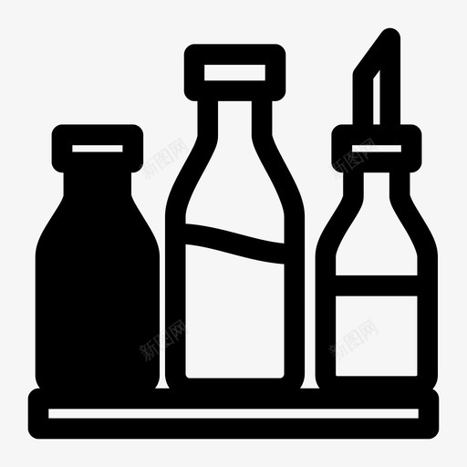 调味品烹饪酱汁图标svg_新图网 https://ixintu.com 烹饪 调味品 调味料 酱汁 香料