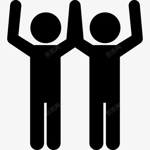 成功伙伴目标图标svg_新图网 https://ixintu.com 伙伴 合作伙伴 成功 目标