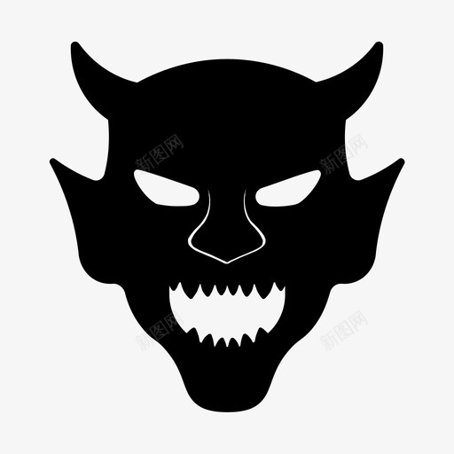 恶魔邪恶撒旦图标svg_新图网 https://ixintu.com 恶魔 撒旦 灵魂 邪恶