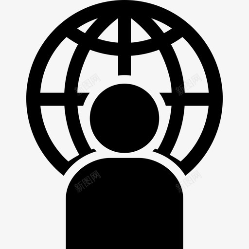 全球人国际世界图标svg_新图网 https://ixintu.com 世界 全球人 国际