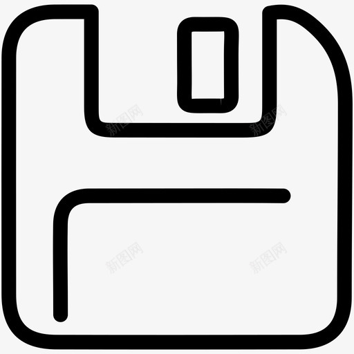 软盘数据磁盘图标svg_新图网 https://ixintu.com 存储器 技术硬图标 数据 磁盘 系统 软盘