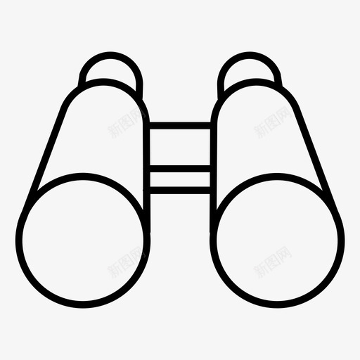 双筒望远镜观察图标svg_新图网 https://ixintu.com 双筒望远镜 观察