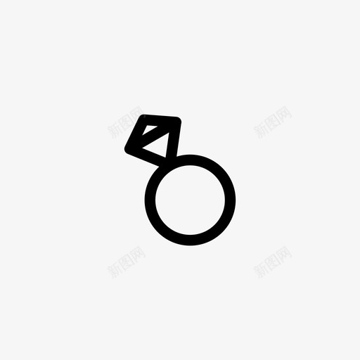 订婚戒指钻石未婚夫图标svg_新图网 https://ixintu.com 未婚夫 爱情 订婚戒指 钻石 黄金