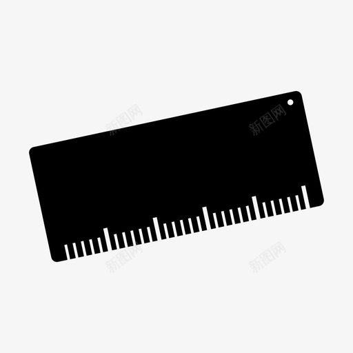 尺子教育测量图标svg_新图网 https://ixintu.com 学校 尺子 工具 教育 测量