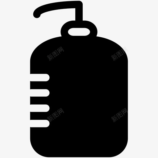 蒸馏水水瓶实验室设备灌装图标svg_新图网 https://ixintu.com 实验室设备灌装 水瓶 蒸馏水