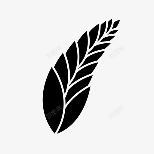 谷物谷类作物图标svg_新图网 https://ixintu.com 作物 小麦 植物 谷物 谷类