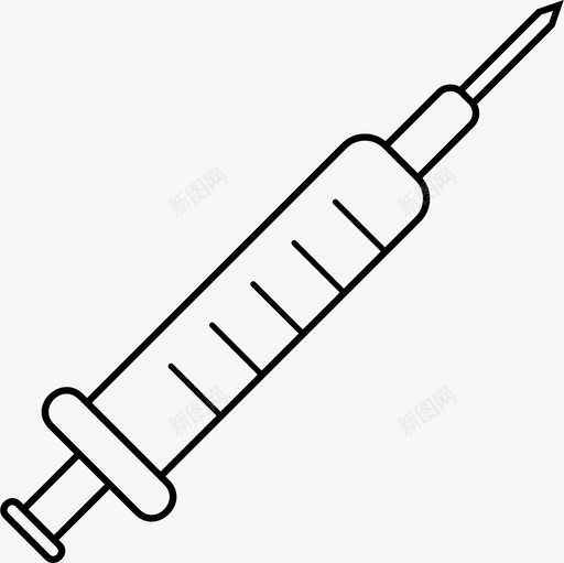 注射器卫生医院图标svg_新图网 https://ixintu.com 医疗 医院 卫生 注射 注射器