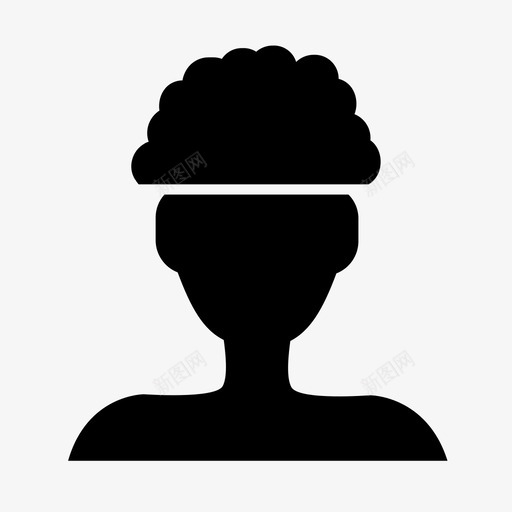 彼得男孩头发图标svg_新图网 https://ixintu.com 人 侧面 头发 彼得 男人 男孩