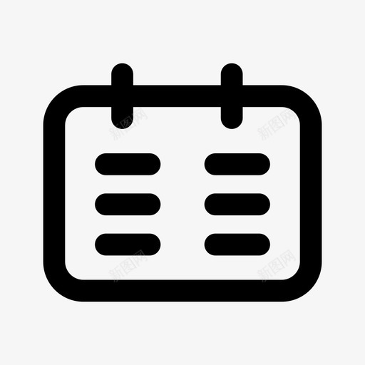 提醒列表注释图标svg_新图网 https://ixintu.com 提醒列表 注释