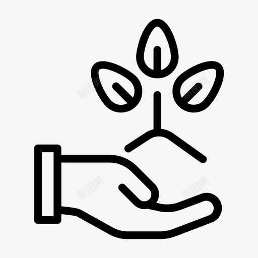 生态自然植物图标svg_新图网 https://ixintu.com 树木 植物 生态 生态与环境 自然