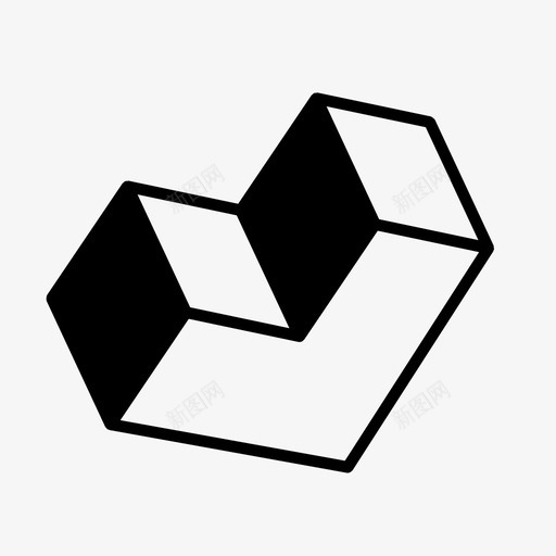 三维造型三维视图造型图标svg_新图网 https://ixintu.com 三维视图 三维造型 体积 几何系列 工业设计 视点 造型