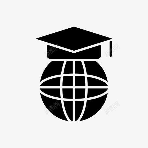 世界教育大学开放教育图标svg_新图网 https://ixintu.com 世界教育 大学 学校 开放教育 教育学校