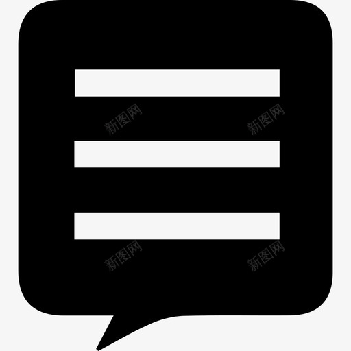 博客语音泡泡用户界面图标svg_新图网 https://ixintu.com 博客 用户界面 语音泡泡