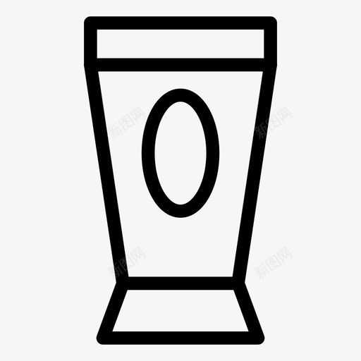 洗脸商务面部图标svg_新图网 https://ixintu.com 乳液 商务 洗脸 润肤霜 美容沙龙系列图标 面部
