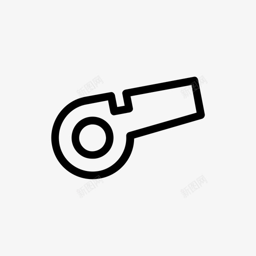 吹口哨图标svg_新图网 https://ixintu.com 吹口哨
