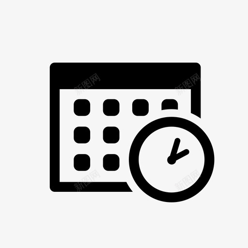 日程安排日程表组织图标svg_新图网 https://ixintu.com 日程安排 日程表 社交媒体和沟通 组织 计划