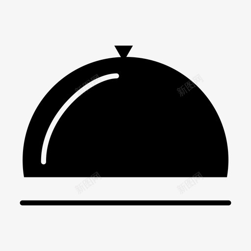 食物晚餐热食图标svg_新图网 https://ixintu.com 上菜 午餐 晚餐 热食 食物