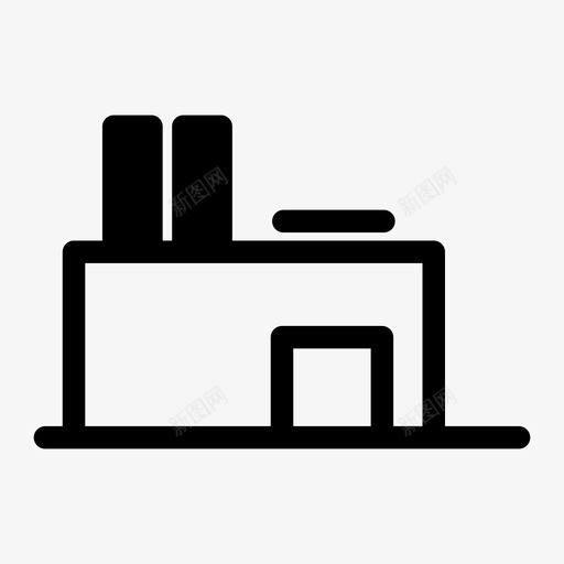 建筑物工厂构筑物图标svg_新图网 https://ixintu.com 工厂 建筑物 构筑物