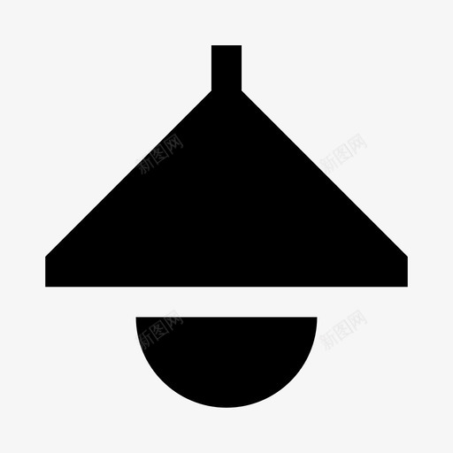 灯枝形吊灯闪电图标svg_新图网 https://ixintu.com 住宅2 实心 枝形吊灯 灯 街道 闪电