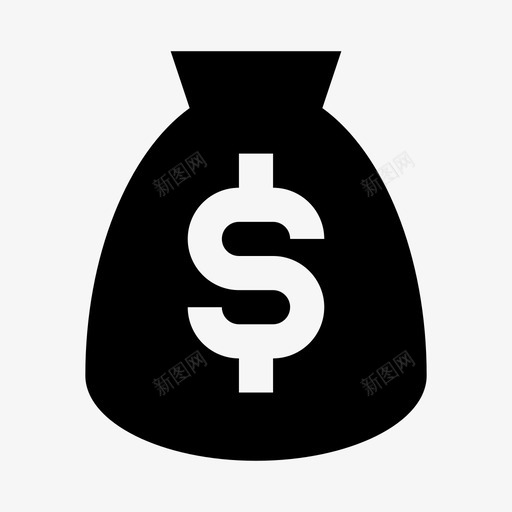 钱袋硬币金融图标svg_新图网 https://ixintu.com 固体 电子商务 硬币 金融 钱袋