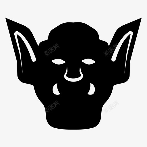巨魔魔法古挪威语图标svg_新图网 https://ixintu.com 古挪威语 巨魔 魔法