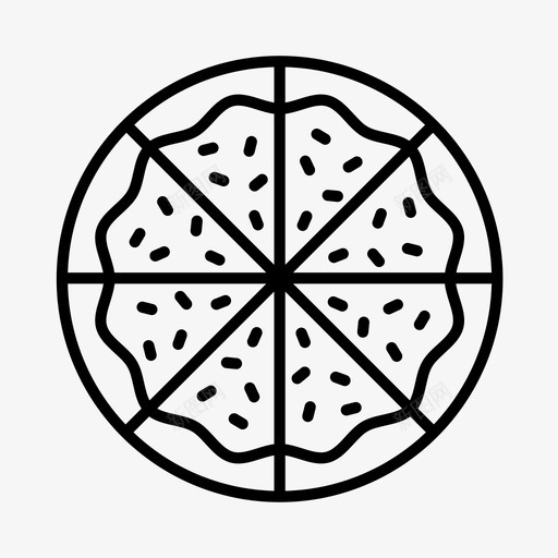馅饼食物法国菜图标svg_新图网 https://ixintu.com 法国菜 法式 蛋奶饼 食物 馅饼