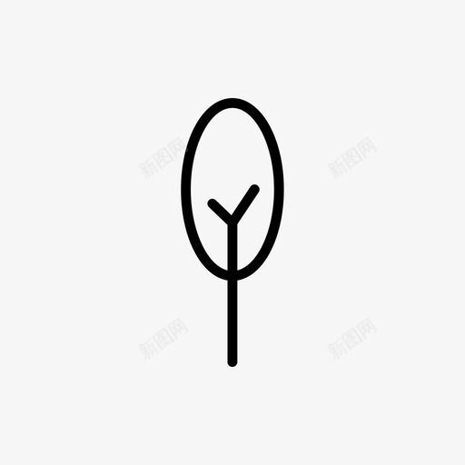 树森林公园图标svg_新图网 https://ixintu.com 公园 树 森林