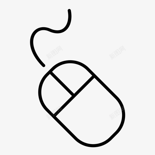 鼠标控制器电脑办公室图标svg_新图网 https://ixintu.com 办公室 工作 电脑 鼠标控制器