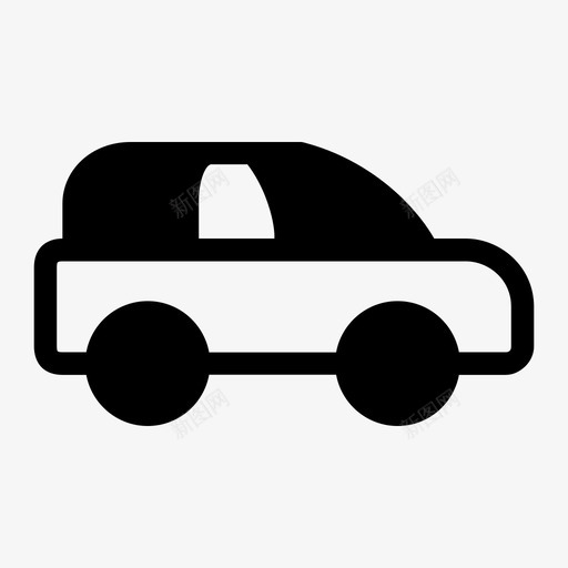 汽车家用汽车交通工具图标svg_新图网 https://ixintu.com 交通工具 家用汽车 汽车