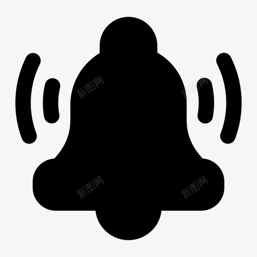 铃声警铃通知图标svg_新图网 https://ixintu.com 警铃 通知 铃声