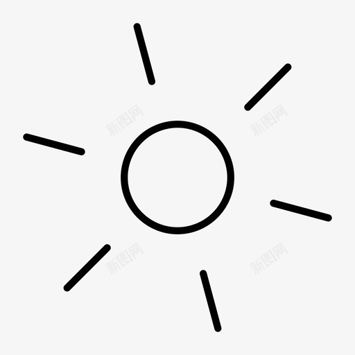sun接口图标svg_新图网 https://ixintu.com sun 接口