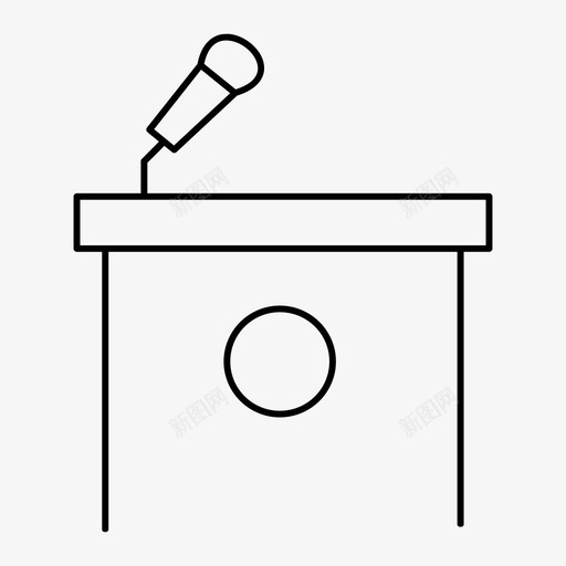 扬声器音频麦克风图标svg_新图网 https://ixintu.com 声音扬声器 扬声器 演示文稿 音频 麦克风