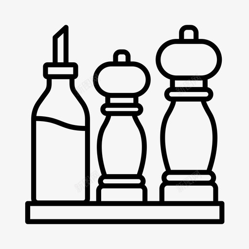 食品储藏室烹饪欧洲图标svg_新图网 https://ixintu.com 意大利 欧洲 烹饪 盐和胡椒 食品储藏室