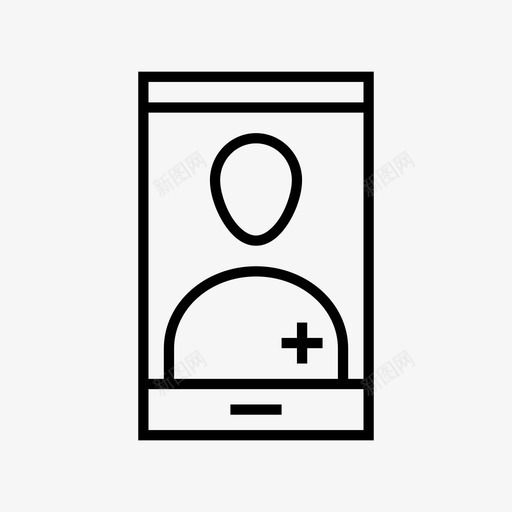 健康应用程序医疗移动图标svg_新图网 https://ixintu.com 健康应用程序 公共服务 医疗 移动 移动应用程序