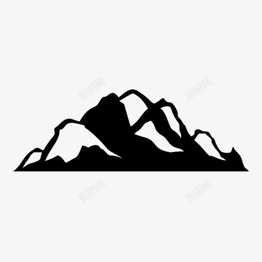 山景峰图标svg_新图网 https://ixintu.com 山 峰 景