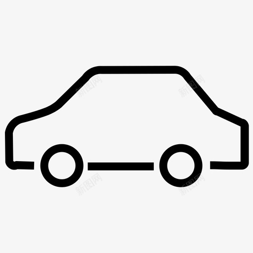 汽车四轮车运输图标svg_新图网 https://ixintu.com 四轮车 旅行 汽车 车辆 运输