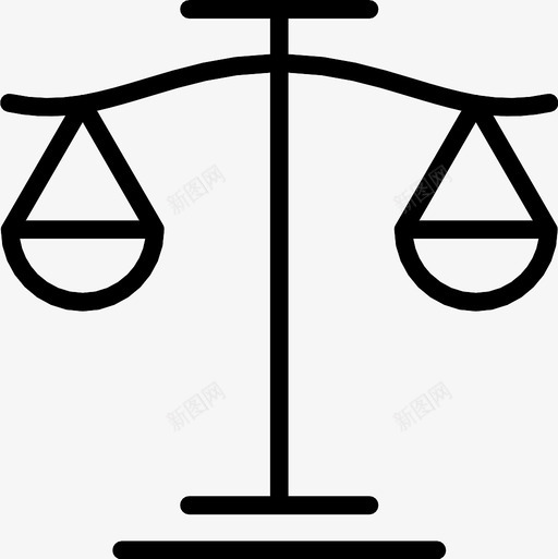 尺度正义平衡平等图标svg_新图网 https://ixintu.com 尺度正义 平等 平衡 法律 重量