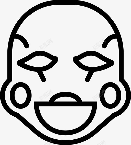 芒果表情符号万圣节图标svg_新图网 https://ixintu.com 万圣节 恐怖 恐怖表情提纲 芒果 表情符号