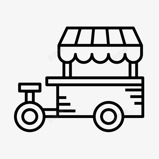 摊位售货亭商店图标svg_新图网 https://ixintu.com 售货亭 商店 小店 摊位