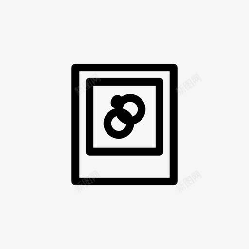 婚纱照摄影照片图标svg_新图网 https://ixintu.com 婚纱套装 婚纱照 摄影 照片