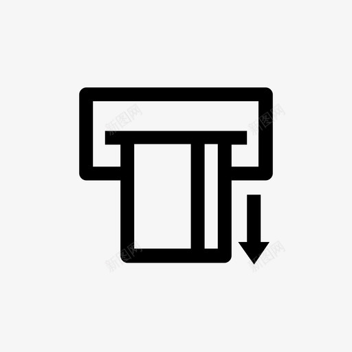 出卡银行卡出图标svg_新图网 https://ixintu.com 出卡 卡出 经济 货币 金融 银行