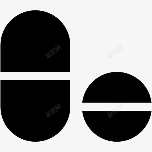 药品胶囊药房图标svg_新图网 https://ixintu.com 胶囊 药丸 药丸胶囊 药品 药房