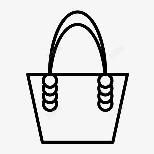 手袋师钱包图标svg_新图网 https://ixintu.com 手袋 设计师 购物 钱包