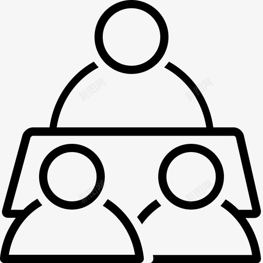 面试商务会议图标svg_新图网 https://ixintu.com 商务会议 面试