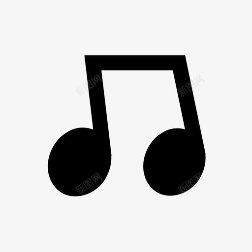 音乐itunes备忘图标svg_新图网 https://ixintu.com itunes 唱歌 备忘 播放 歌曲 系统类型图标 音乐