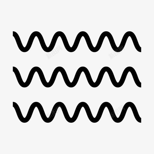 水河海图标svg_新图网 https://ixintu.com 水 河 浪 海 潮