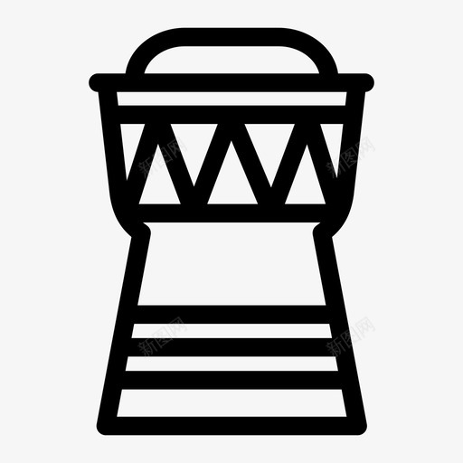手工艺品非洲古董图标svg_新图网 https://ixintu.com 博物馆 古董 手工艺品 画廊 非洲 鼓