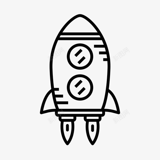 宇宙飞船探索研究图标svg_新图网 https://ixintu.com 宇宙飞船 探索 火箭 研究