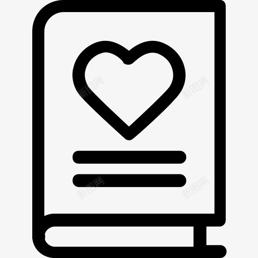 爱情书格洛丽亚婚礼系列图标svg_新图网 https://ixintu.com 格洛丽亚婚礼系列 爱情书