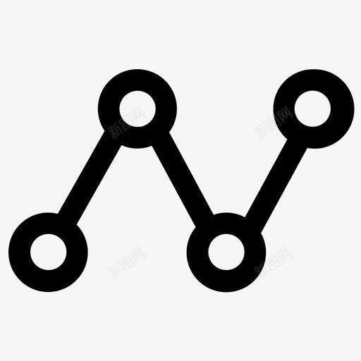 趋势分析线图图标svg_新图网 https://ixintu.com 分析 线图 趋势